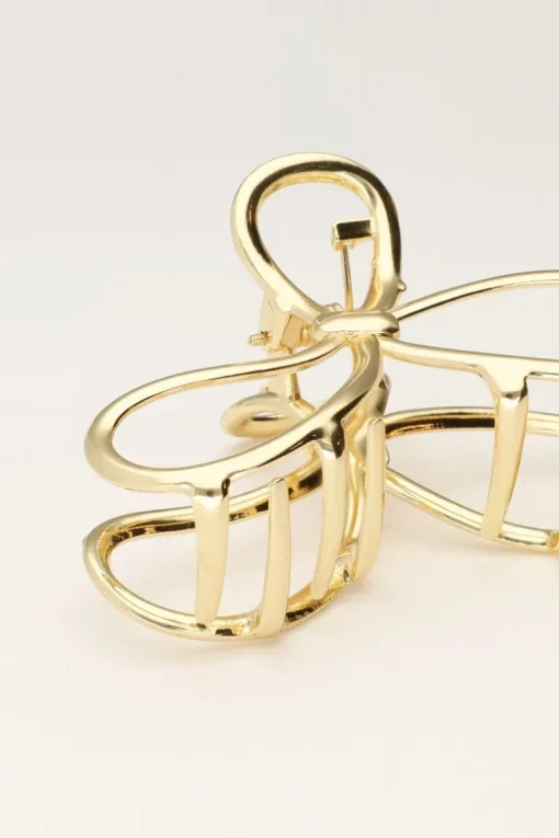 Gouden Strik Haarclip