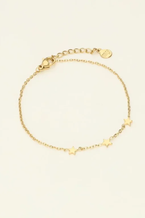 Graduation Armband Drie Sterretjes