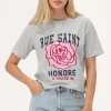 Grijs T-shirt "Rue Saint Honore"