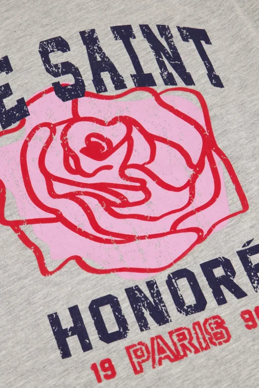 Grijs T-shirt "Rue Saint Honore"