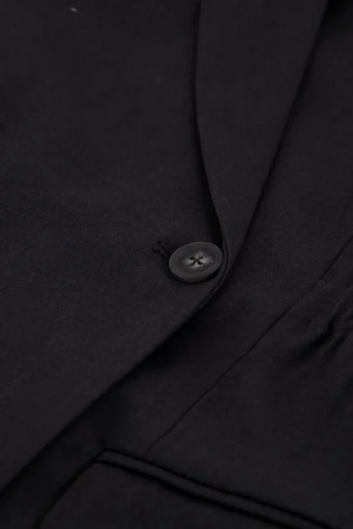 Grijze Blazer Jurk Met Reverskraag
