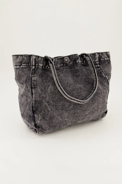Grijze Denim Mini Shopper