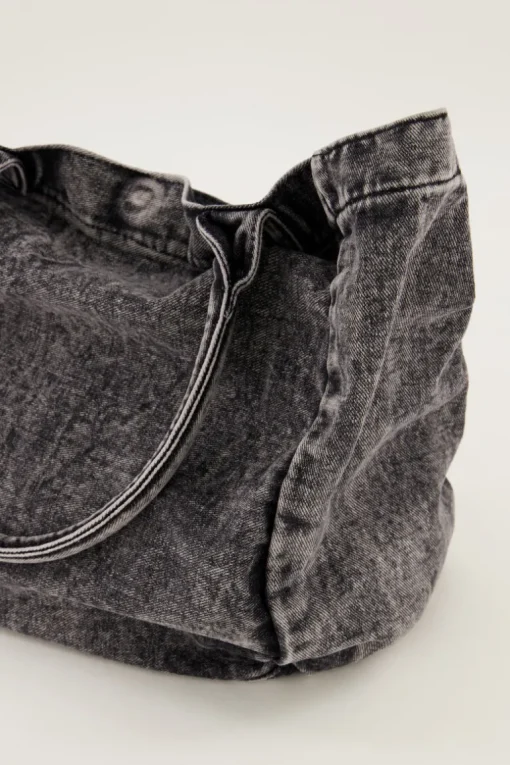 Grijze Denim Mini Shopper