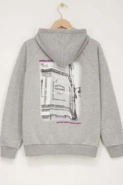 Grijze Hoodie Emmène-moi à Paris