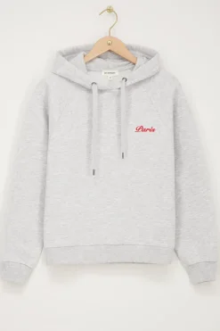 Grijze Hoodie Paris City