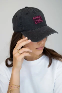 Grijze Met Roze Glitter Pet 