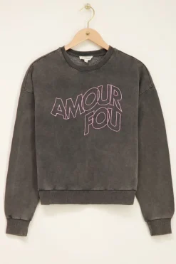 Grijze Sweater Amour Fou