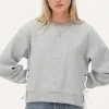 Grijze Sweater Met Witte Strikjes