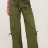 Groene Cargobroek Met Elastiek