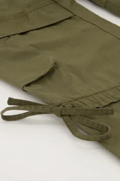 Groene Cargobroek Met Elastiek