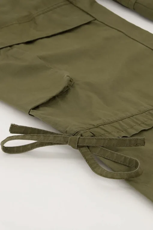 Groene Cargobroek Met Elastiek