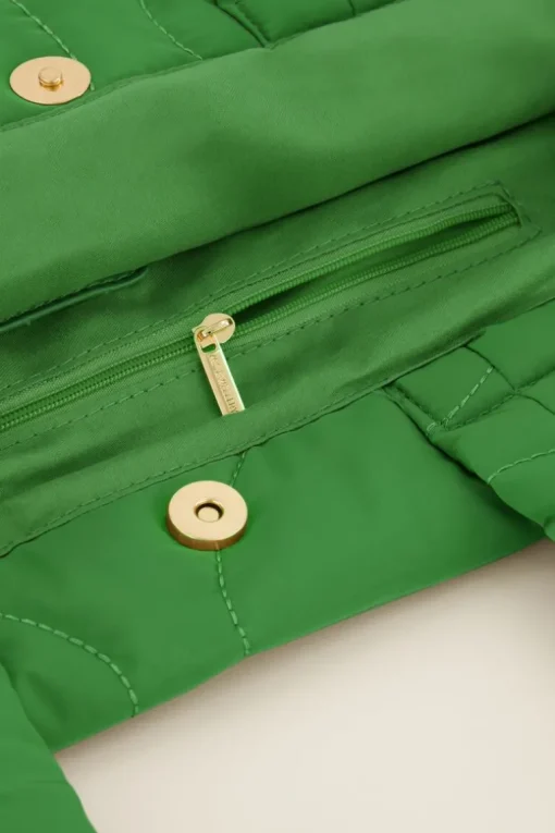Groene Gewatteerde Shopper