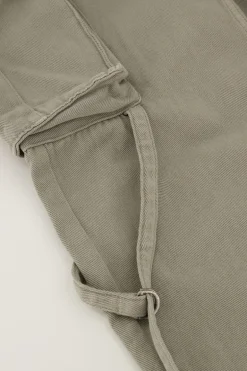 Groene Jeans Met Cargo Zakken