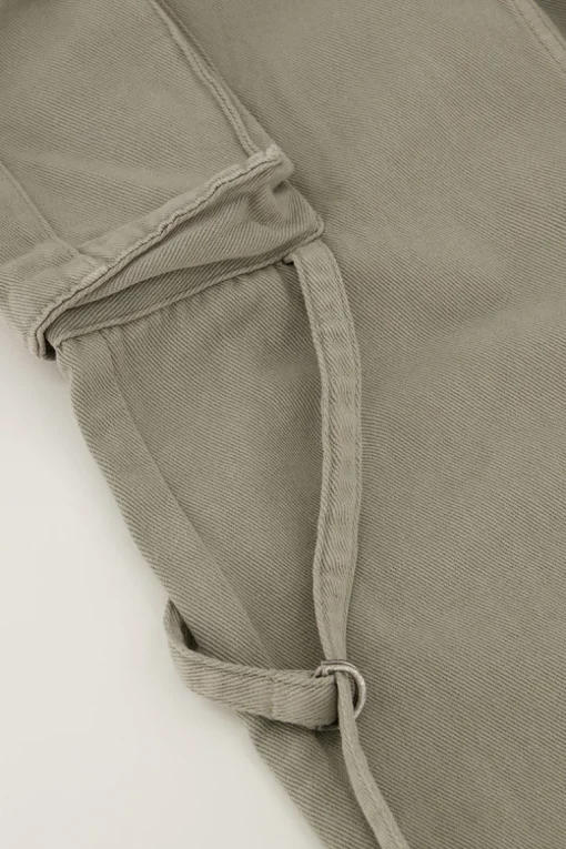 Groene Jeans Met Cargo Zakken
