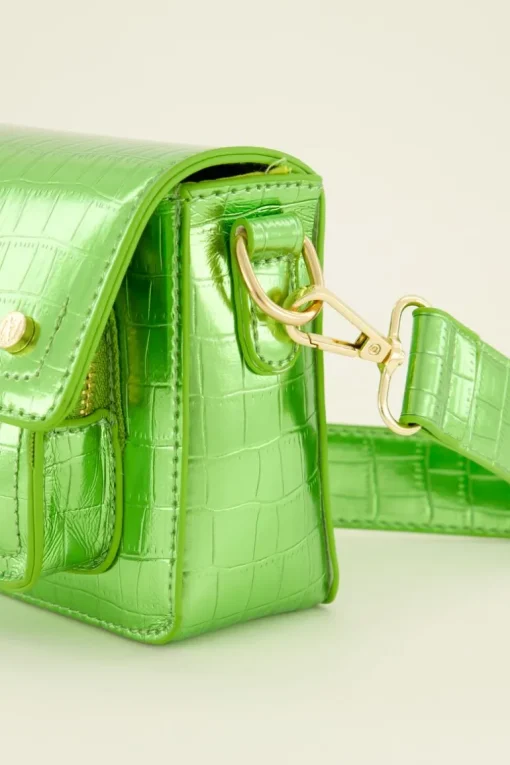 Groene Metallic Schoudertas