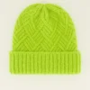 Groene Muts Met Kabels