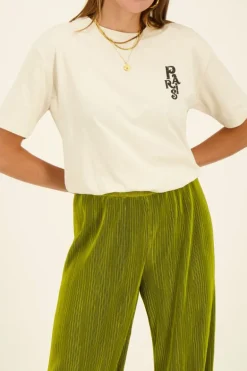 Groene Plissé Broek