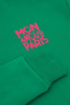 Groene Sweater Met Roze 