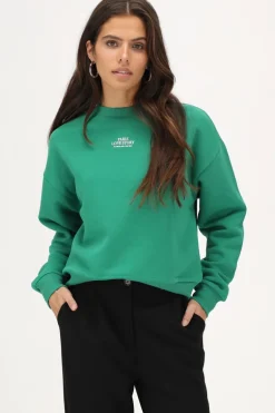 Groene Sweater "Paris Love Story"