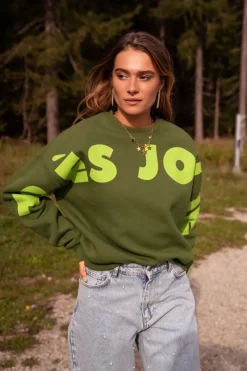 Groene Sweater Très Jolie