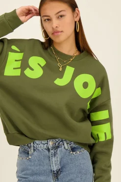 Groene Sweater Très Jolie