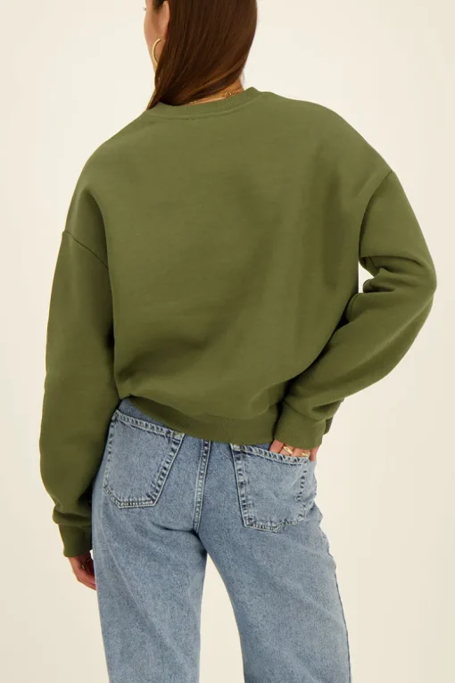 Groene Sweater Très Jolie