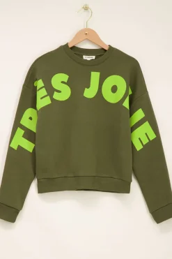 Groene Sweater Très Jolie