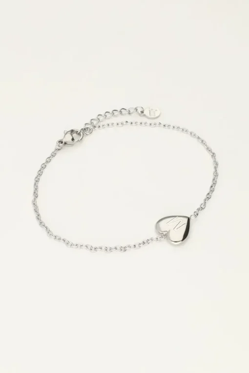 Hart Armband Met Initial