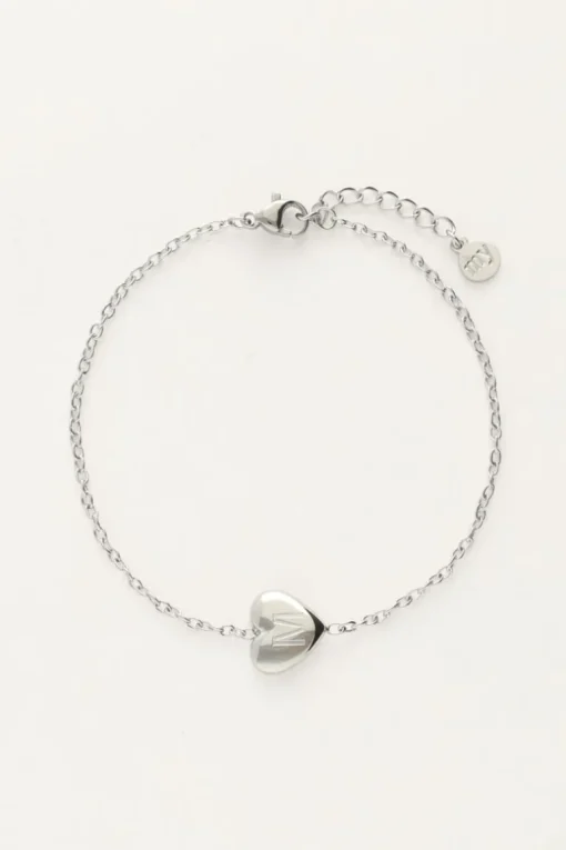 Hart Armband Met Initial