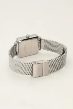 Horloge Witte Vierkante Wijzerplaat