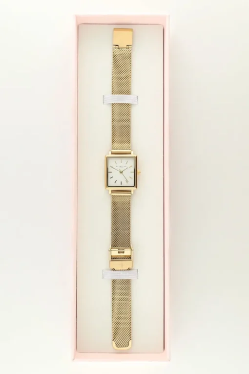 Horloge Witte Vierkante Wijzerplaat