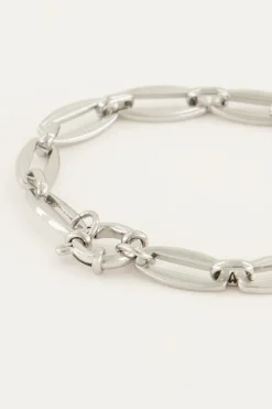 Iconic Schakelarmband Met Groot Slot