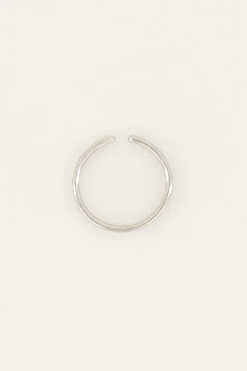 Iconic Smalle Ring Met Bolletjes
