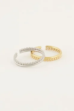 Iconic Smalle Ring Met Bolletjes