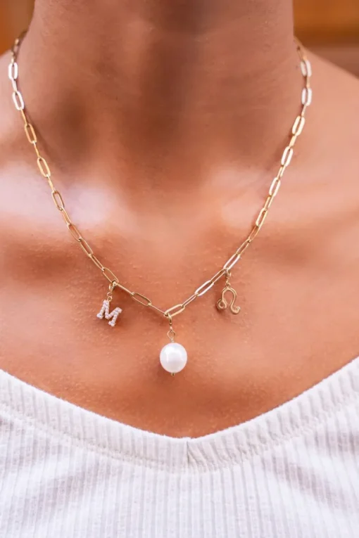 Initial Bedel Met Parels
