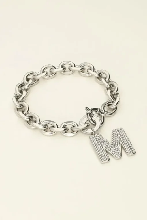 Initial Strass Armband