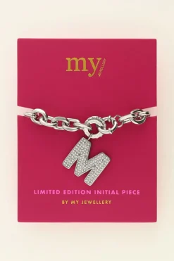 Initial Strass Armband
