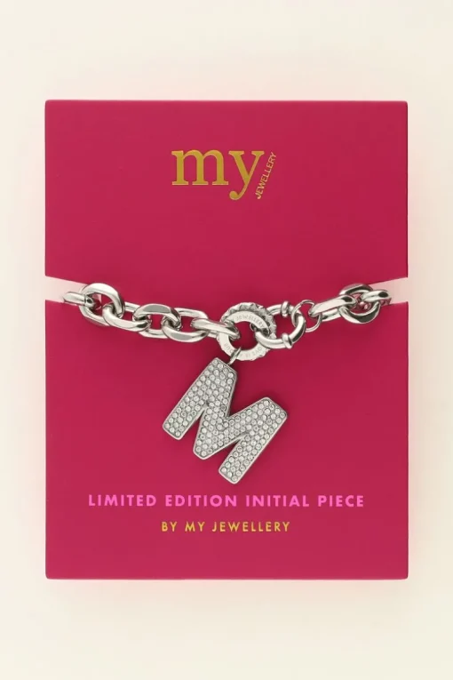 Initial Strass Armband