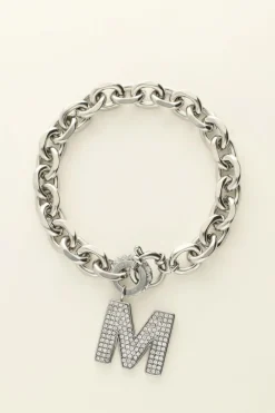 Initial Strass Armband