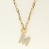 Initial Strass Ketting