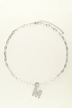 Initial Strass Ketting