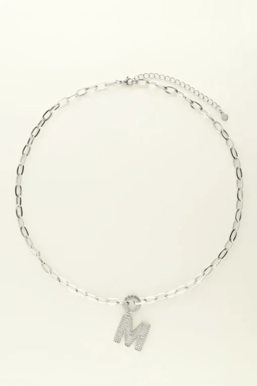 Initial Strass Ketting