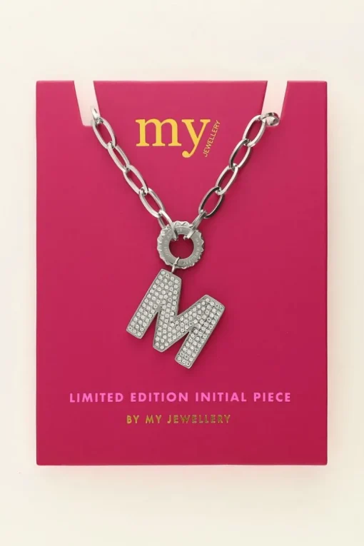 Initial Strass Ketting