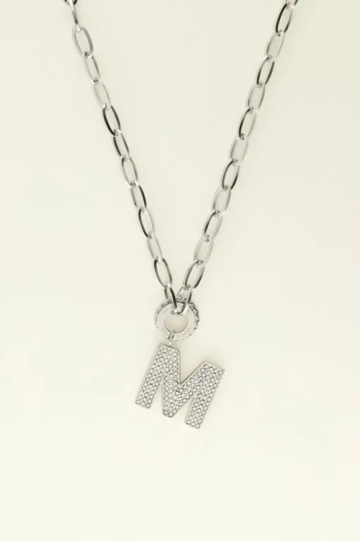 Initial Strass Ketting