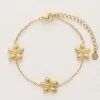 Island Armband Met 3 Bloemen