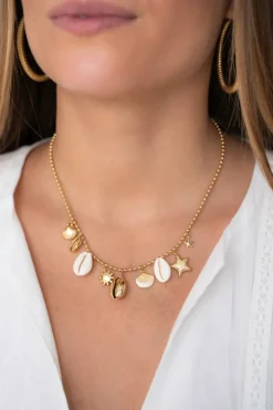 Island Ketting Met Schelpen En Bedels