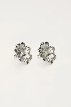 Island Studs Met Bloem