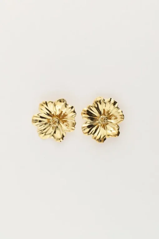 Island Studs Met Bloem