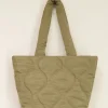 Kaki Gewatteerde Shopper