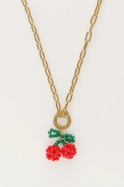 Ketting Met Rode Kralen Cherry
